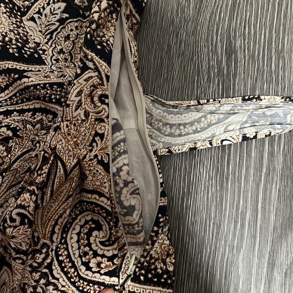 J. Crew Paisley Mini Dress - Black and Cream - Picture 10 of 10